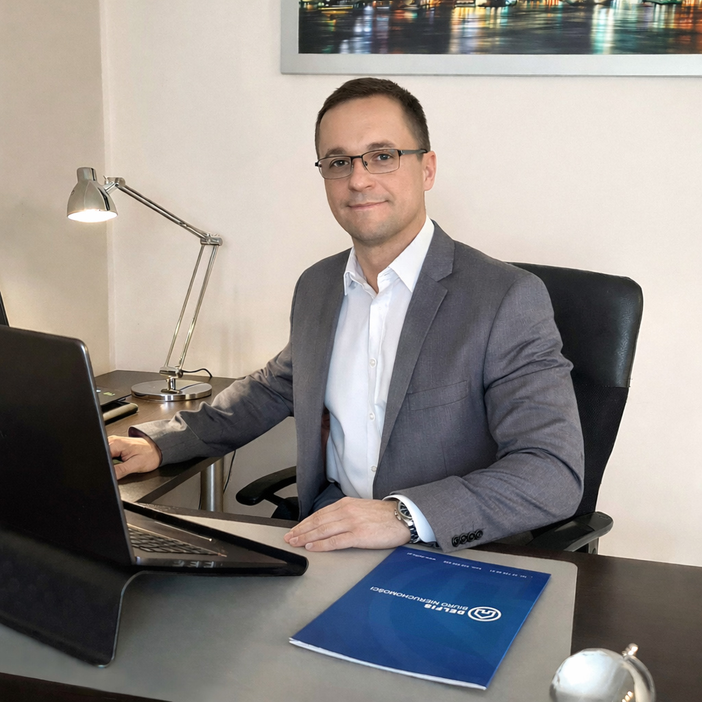 Tomasz Suchy - właściciel biura nieruchomości DELFIS